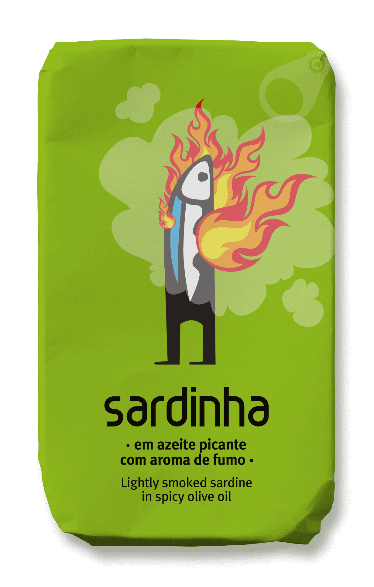 Sardinha em azeite picante e aroma fumo